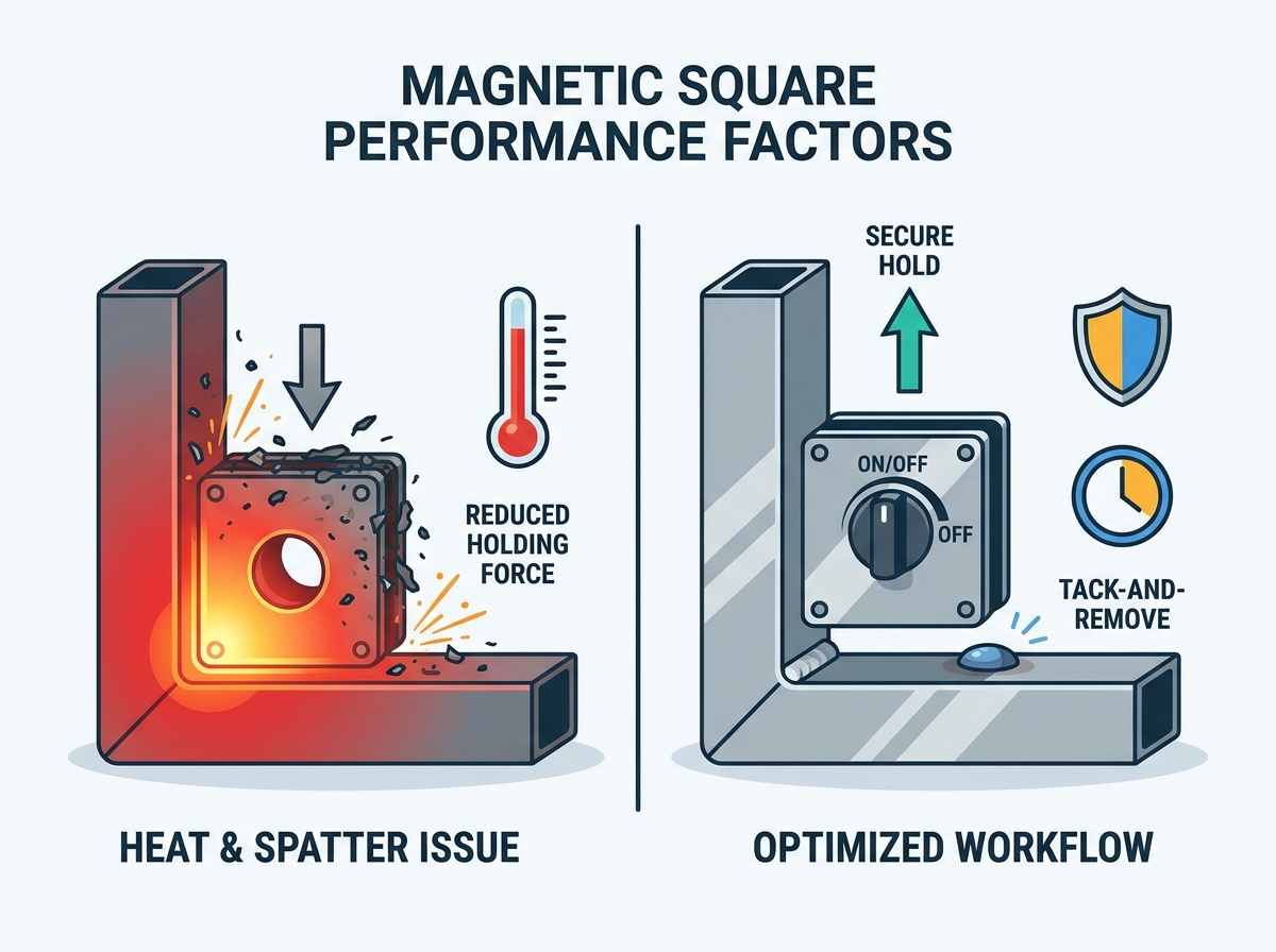 Dataran Magnetik di lantai kedai fabrikasi