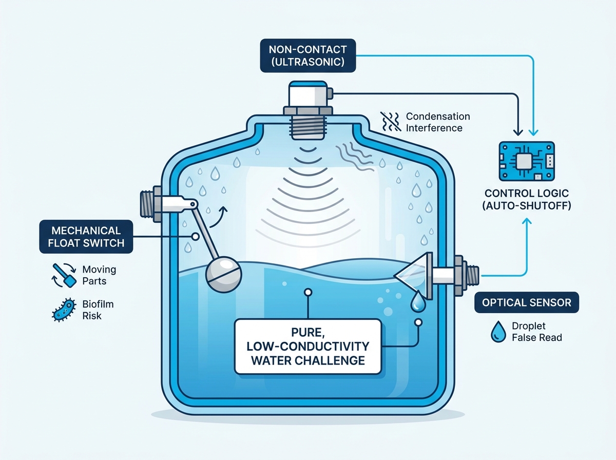 Sensor level generator air atmosfer dalam lingkungan industri
