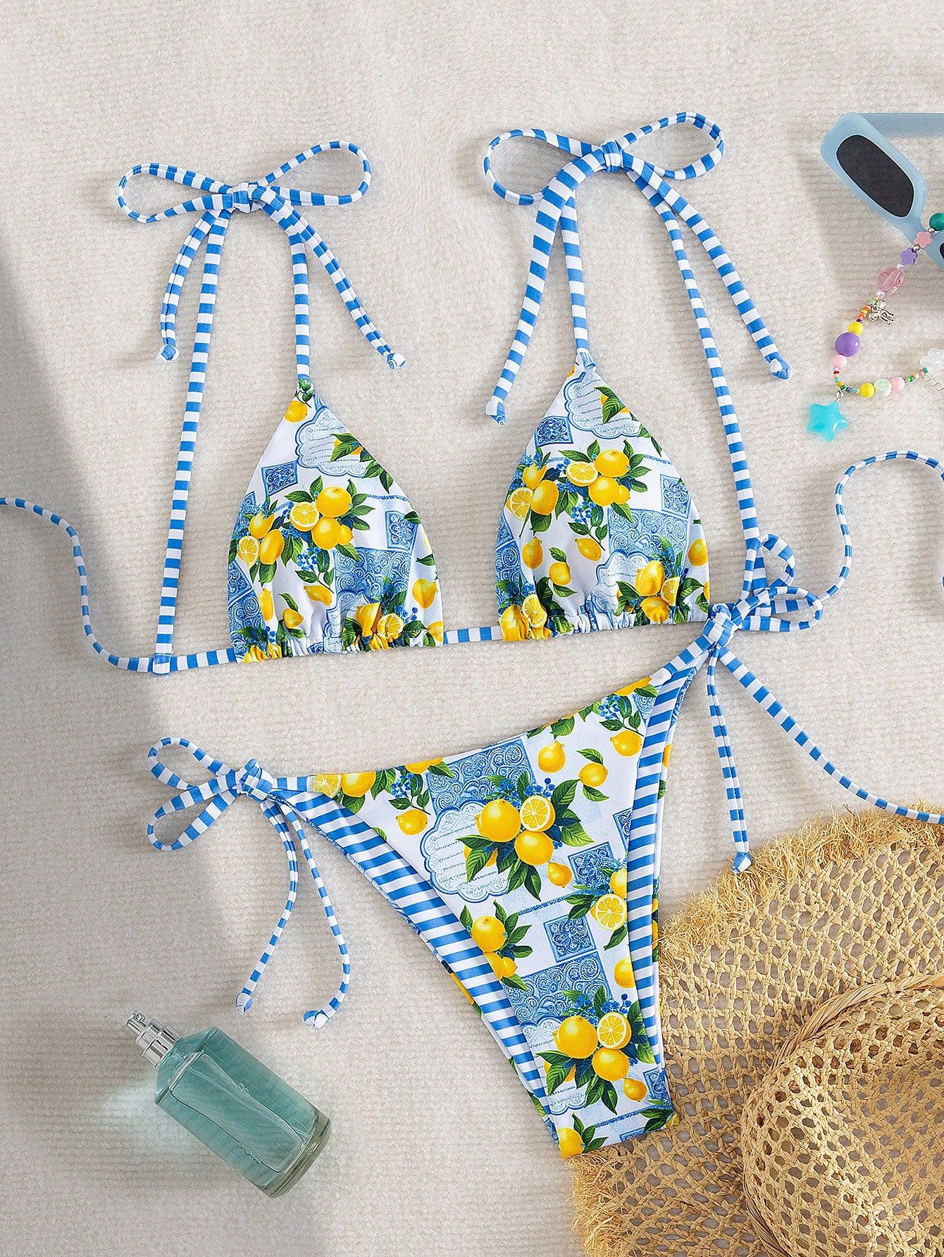 Lemon bikini swimwear