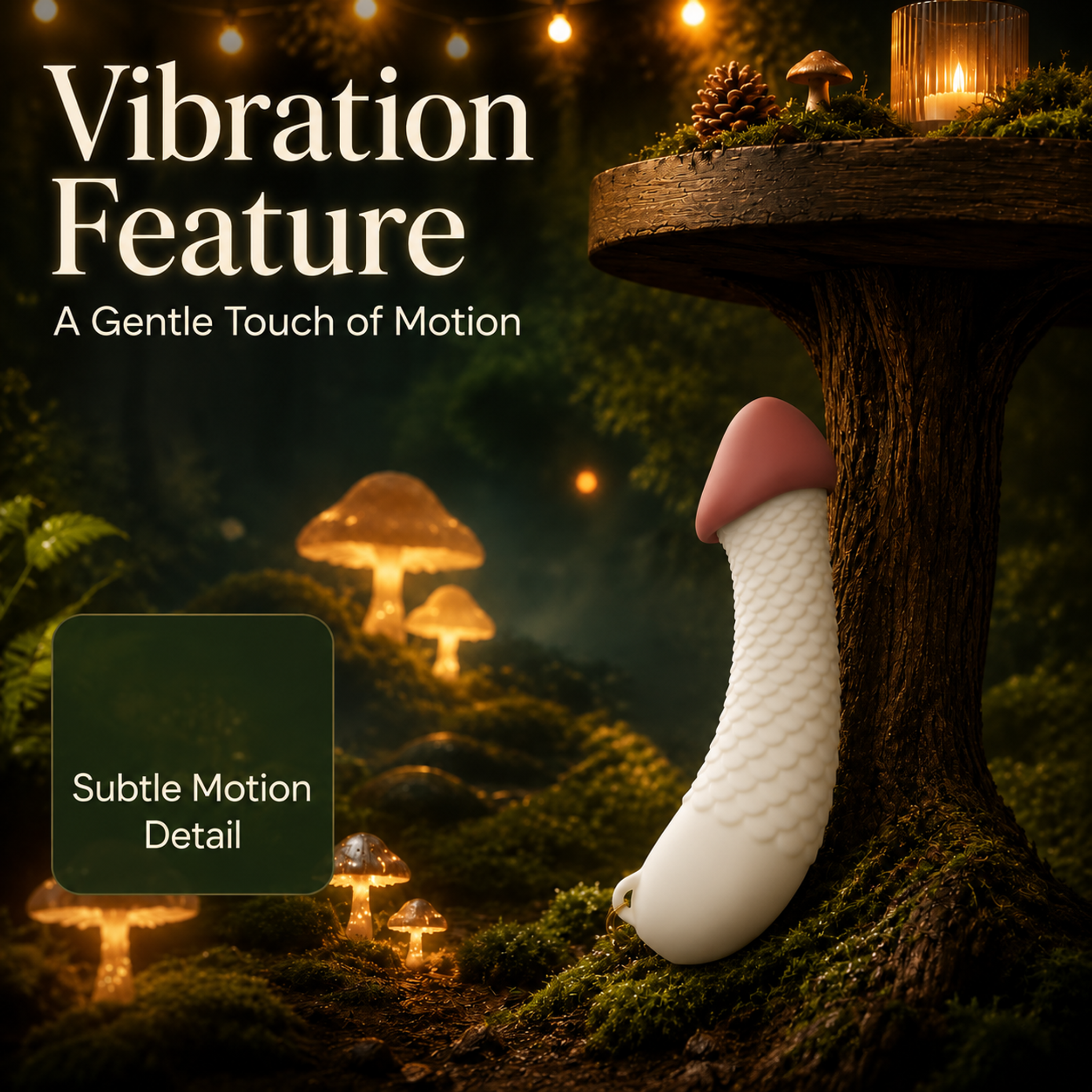 Dragon Scale Mushroom, Magic Mushroom Series, Pendant