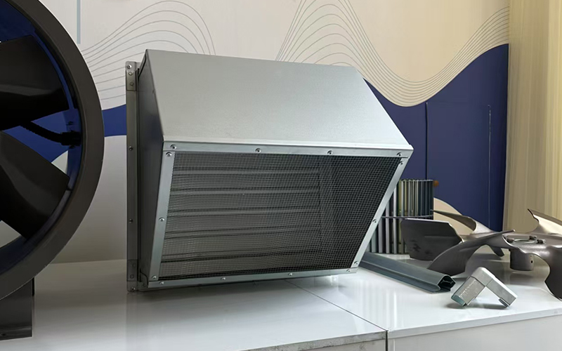 Installation du ventilateur &agrave; flux axial et a&eacute;rodynamique
